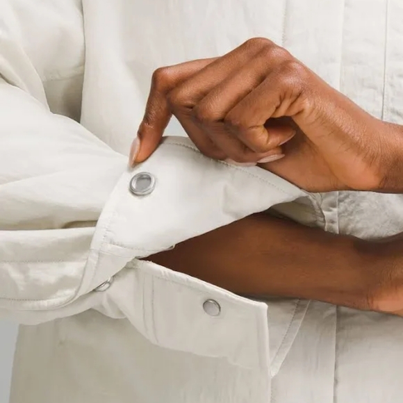 NWT Lululemon Insulated Shirt Jacket Size XS in Bone - Picture 12 of 14